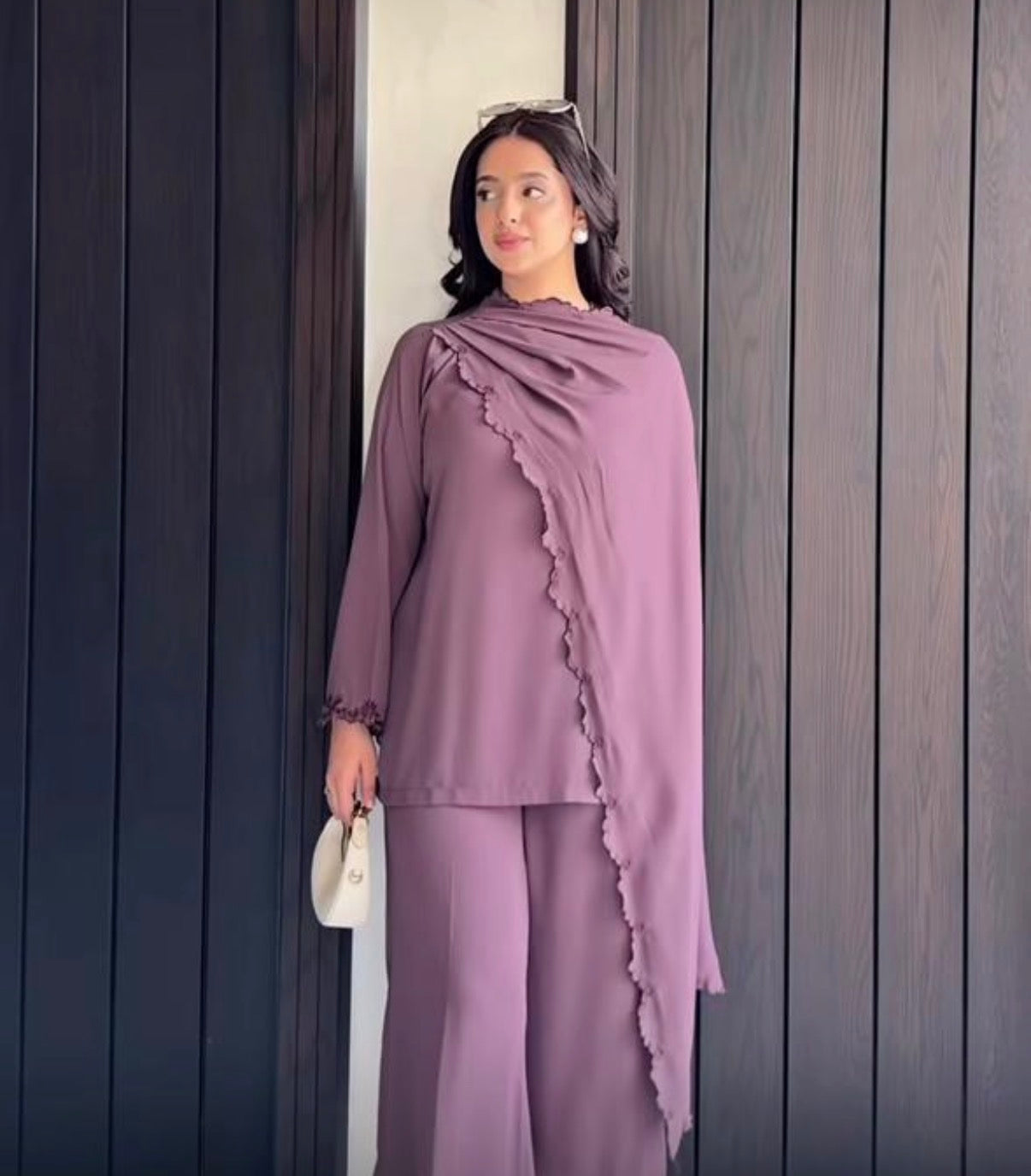 pink drape
